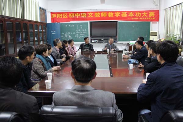 泗县中学高成良副校长一行来47中参观交流