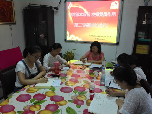 市委幼:坚持根本宗旨 两学一做讲奉献_合肥市