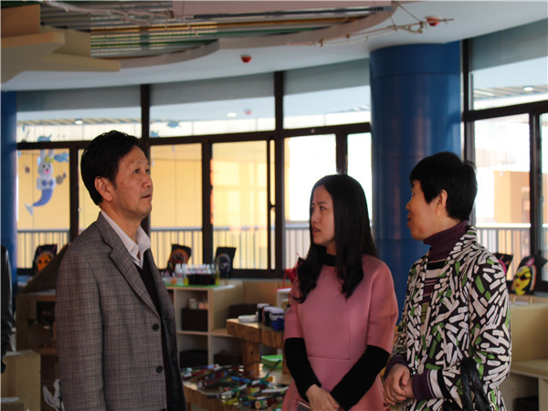 省教育科学研究院调研合肥市宿州路幼儿园森林