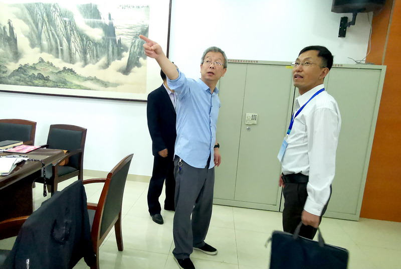 2021年 5月11日上午,省教育厅督导办三级调研员孔德俊,池州市人民政府